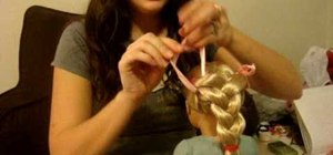 Do a Y braid on your American Girl doll