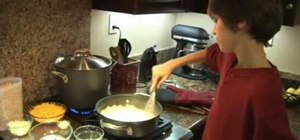 Cook macaroni and cheese - kids can cook!