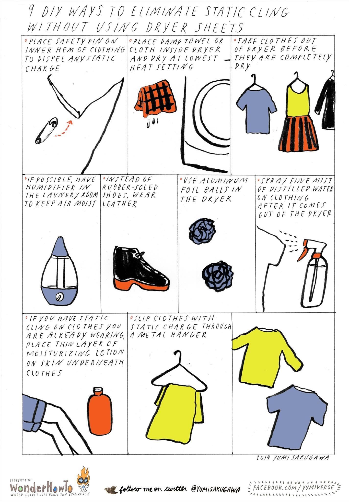 9 DIY Ways to Eliminate Static Cling Without Using Dryer ...