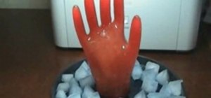 Make a freaky frozen hand