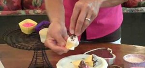 Make chocolate dipped fortune cookie cupcakes