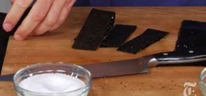 Make nori (seaweed) crisps with Mark Bittman