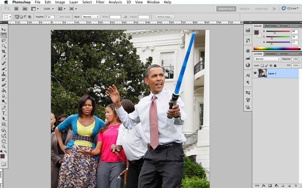 Master the Light Side of the Photoshop Force—Create a Lightsaber!
