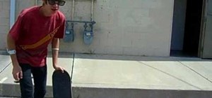 Frontside 180 on a skateboard