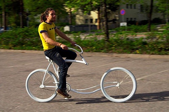 The Invisible-Steering Bicycle