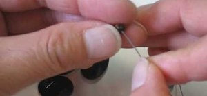 Thread with soft flex wire for jewelry