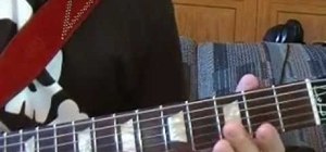 Play "Rock n' Roll" by Led Zeppelin on electric guitar