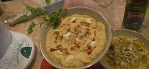 Prepare a base recipe for hummus