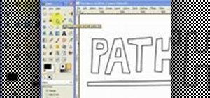 Draw vector art using the path tool in GIMP
