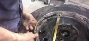 Change and balance a car tire