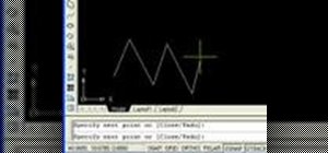 Work with command line options in AutoCAD 2008