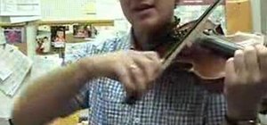 Learn the rebound for the violin