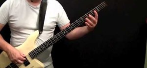 Play the bass line in "Good Times" by Bernard Edwards