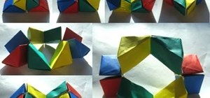 Origami a wedge flexicube
