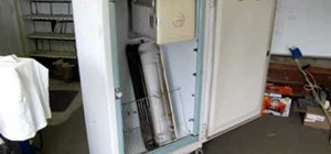 Convert an old fridge into a meat smoker/cooker