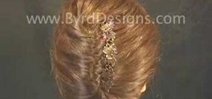 Style your hair in a French Twist updo