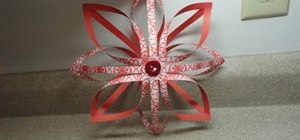 Craft a 3D Finnish star Christmas paper ornament