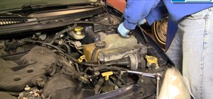 Replace the radiator overflow bottle on a Dodge Intrepid
