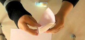 Make a water bomb out of paper and tape