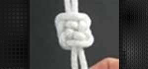 Tie a plafond (lanyard) knot