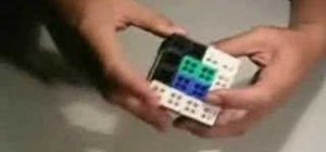 Play with a Rubik's Cube Lego puzzle