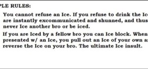 Play the "Bros icing Bros" Smirnoff Ice drinking game