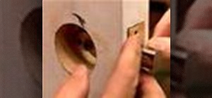 Install a deadbolt lock with This Old House