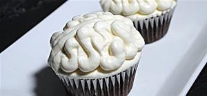 Baked Brain Cupcakes