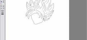 Draw Goku in MS Paint