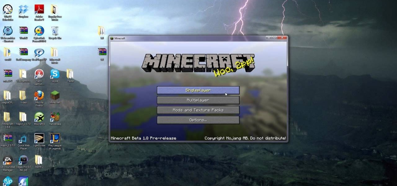 How To Download And Install The Minecraft 1 8 Pre Release Minecraft Wonderhowto