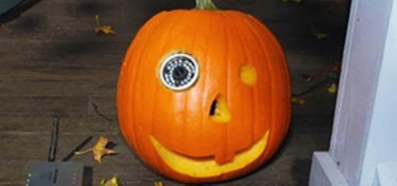Catch Pranksters on Halloween Night with a DIY Surveillance Pumpkin