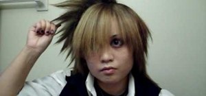 Side spike your hair like anime character Kanon
