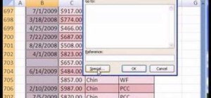 Use MS Excel's Go-To tool to remove rows with blanks