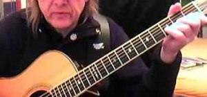 Play a simple arrangement of "Song of Joy" on guitar
