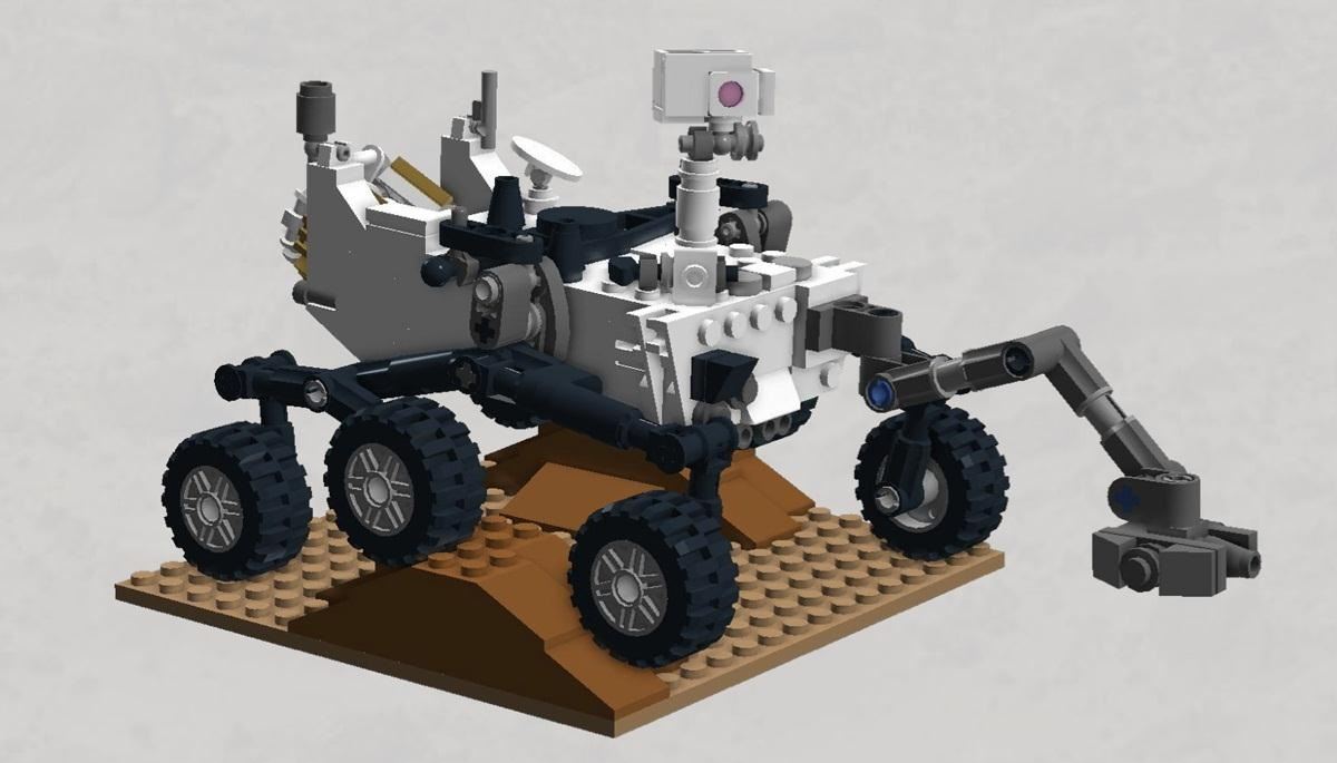 NASA Engineer Shows You How to Build a Mini Curiosity Mars Rover Out of LEGOs