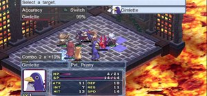 Control your characters during combat in Disgaea 4: A Promise Unforgotten