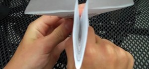 Use printer paper to make a paper airplane