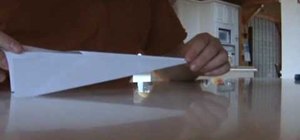 Make a paper airplane fly farther