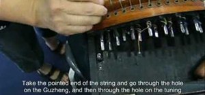 Change a string on your guzheng