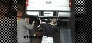 Install a trailer hitch on a Ford F-150