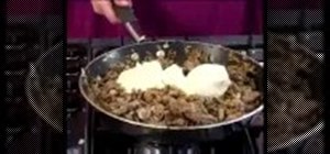 Make Russian beef stroganoff