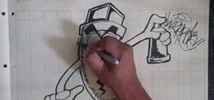 Draw a marker pen character