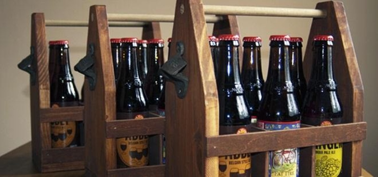 Carry Your Beer in Style with These DIY Wooden Six-Pack Holders