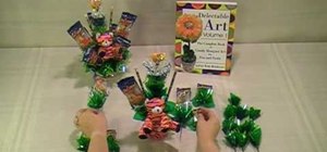 Make zoo animal candy bouquet