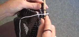 Knit a simple fair isle stitch on circular needles