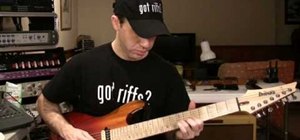 Play a traditional-style country riff on guitar