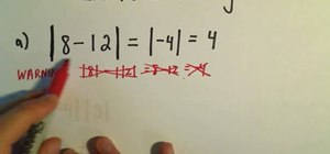 Evaluate expressions involving absolute value