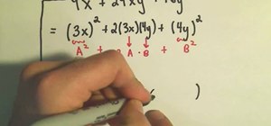 Factor perfect square trinomials in algebra
