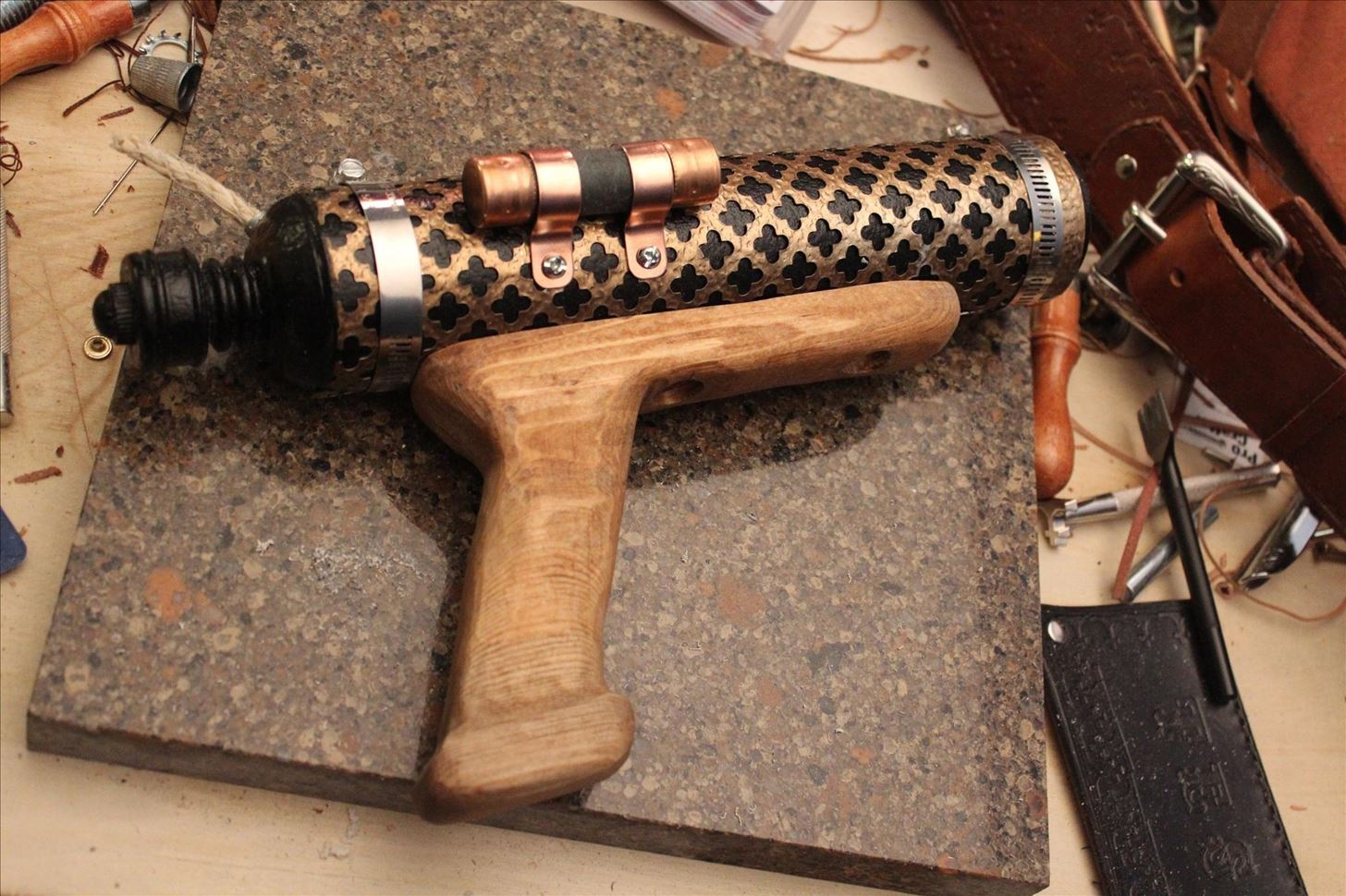 Building a Steampunk Hand Cannon, Part 2: How to Make and Detail a PVC Gun Barrel