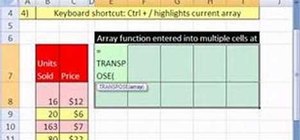 Transpose columns to rows & rows to columns in Excel